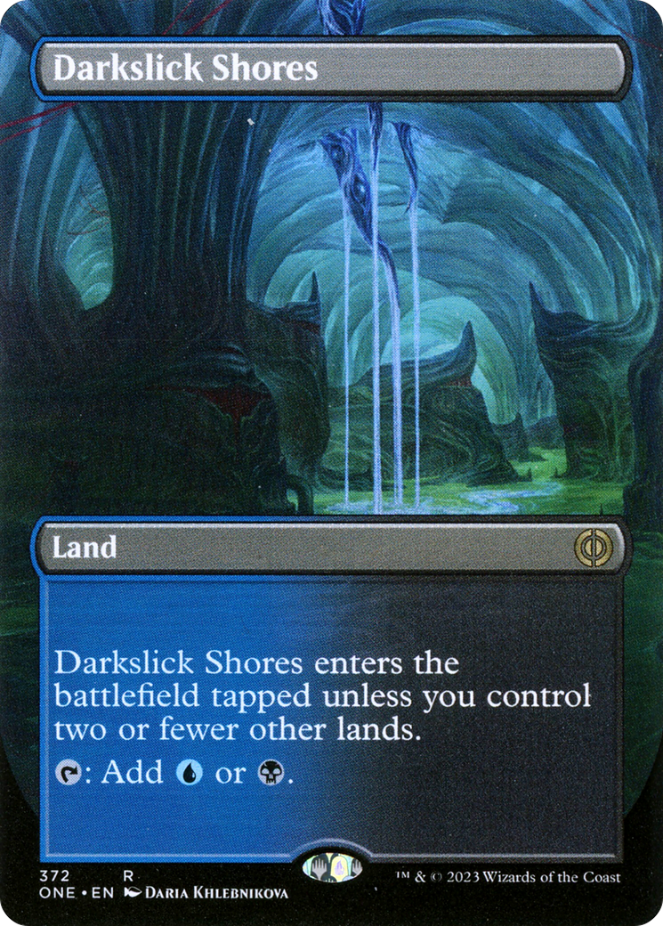 Darkslick Shores (Art alternatif sans frontières) [Phyrexia : Tous seront un] 