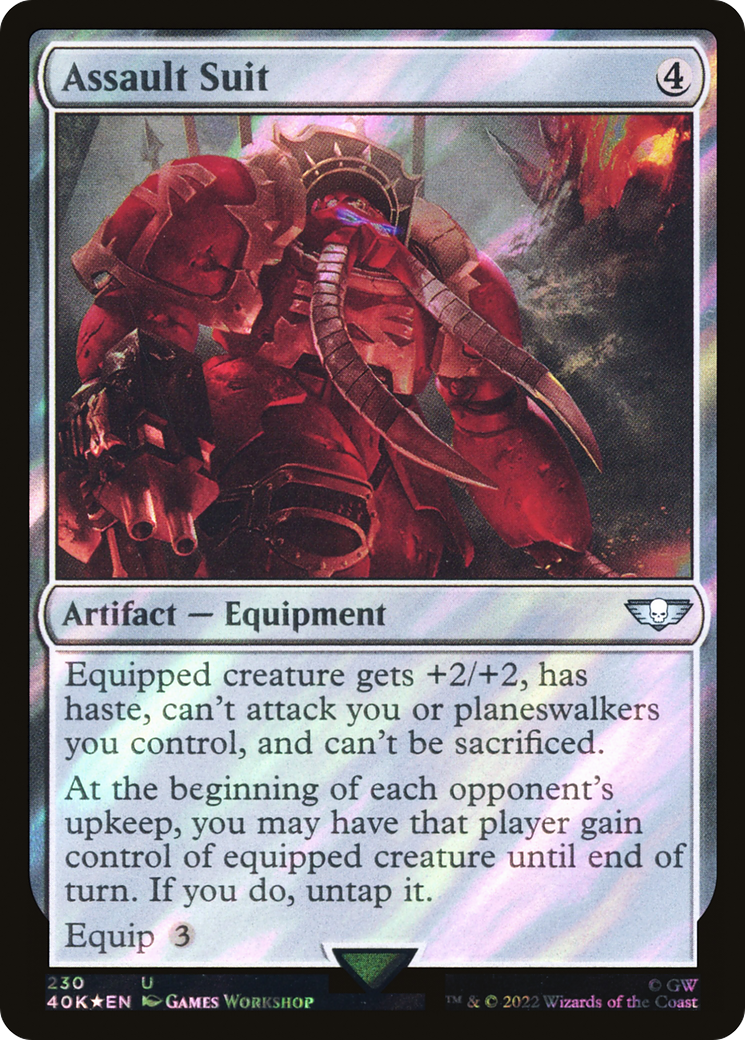 Combinaison d'assaut (Surge Foil) [Warhammer 40,000] 