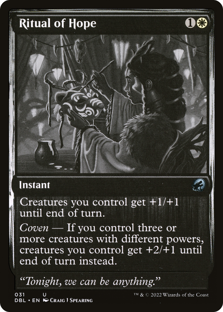 Rituel d'espoir [Innistrad : Double Feature] 