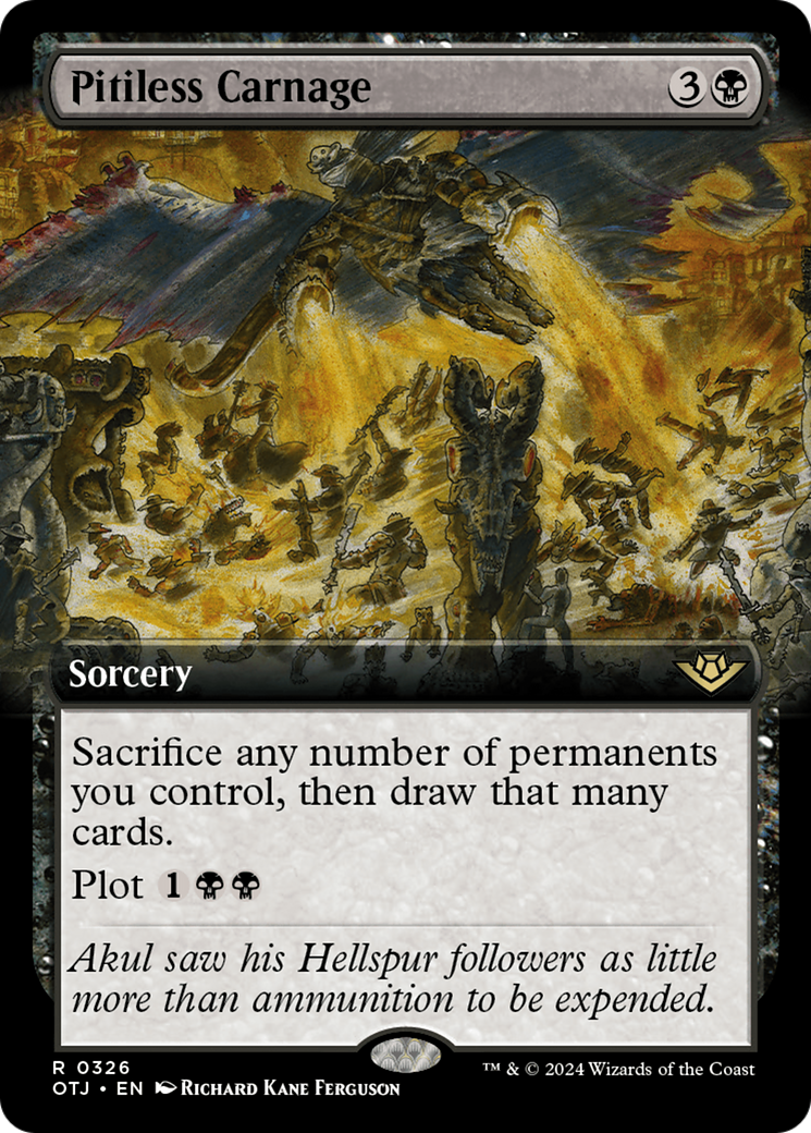 Carnage impitoyable (art étendu) [Hors la loi de Thunder Junction] 