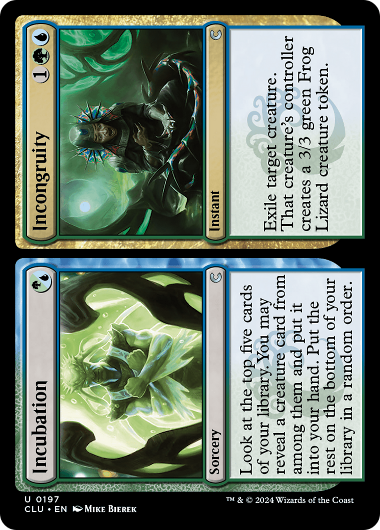 Incubation // Incongruité [Ravnica : Clue Edition] 
