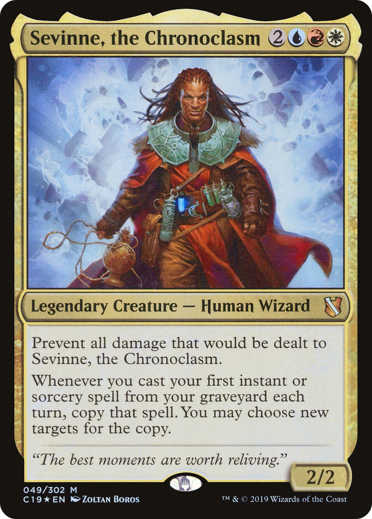 Sevinne, le Chronoclasme [Commandant 2019] 
