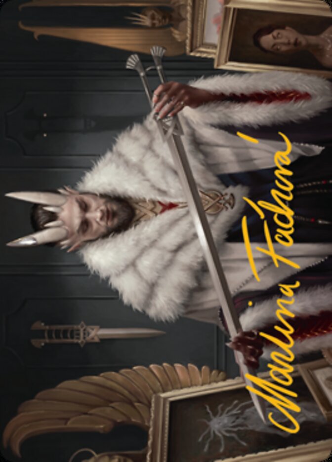 Lord Xander, la carte d'art collector (signature estampillée or) [Streets of New Capenna Art Series] 