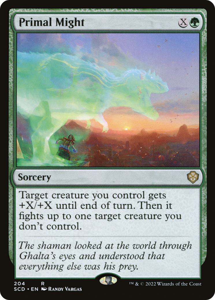 Primal Might [Decks de commandant de démarrage] 
