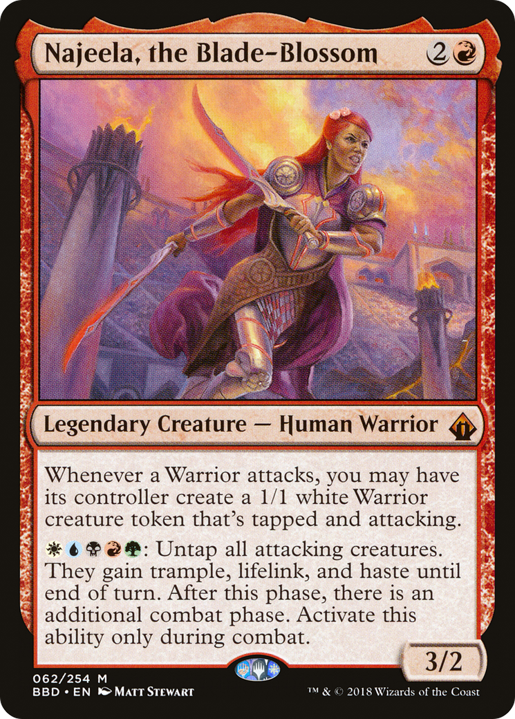 Najeela, the Blade-Blossom (BBD-062) - Battlebond Foil