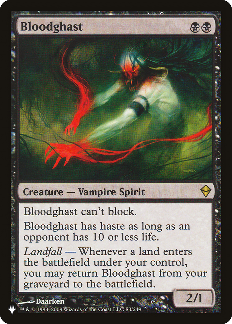 Bloodghast [La liste] 