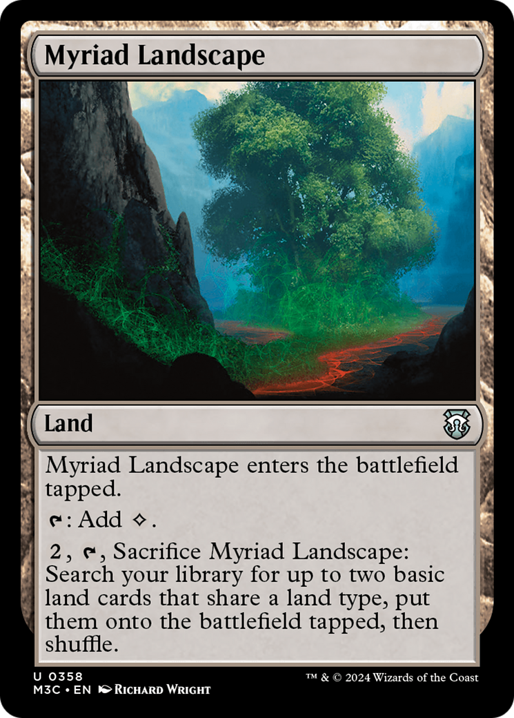 Une myriade de paysages [Modern Horizons 3 Commander] 