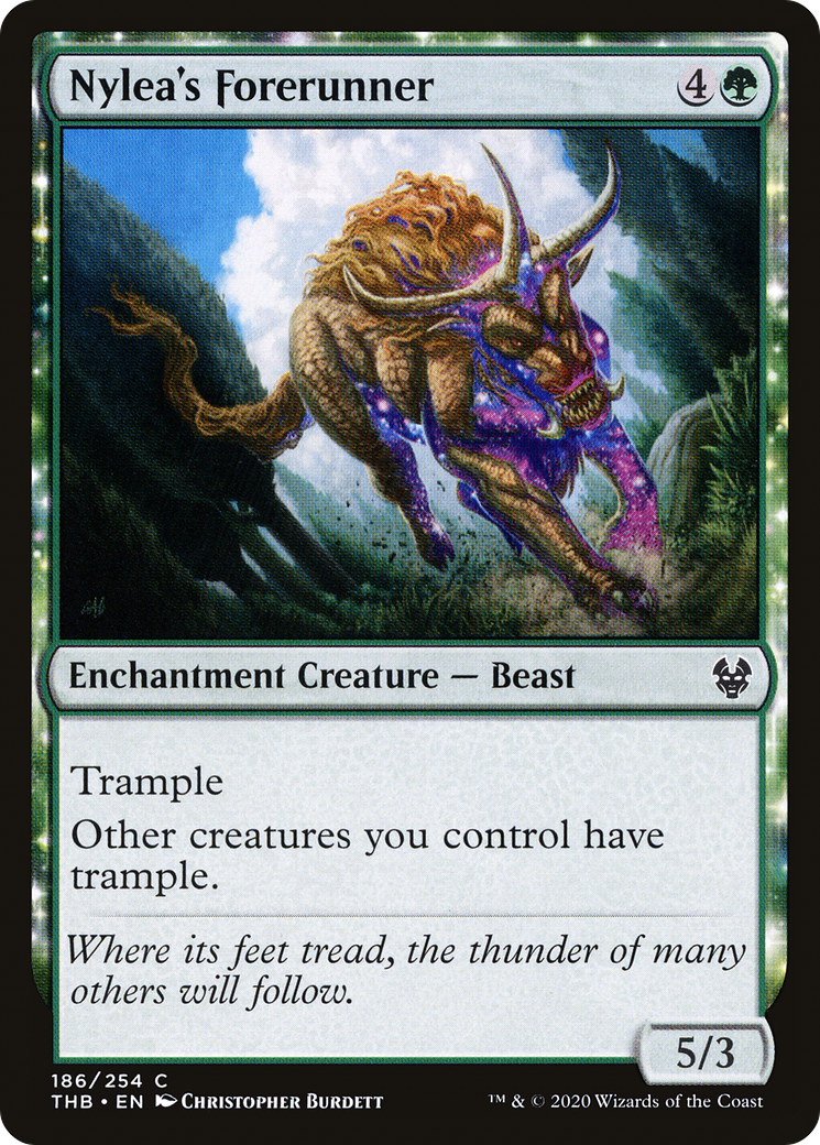 Nylea's Forerunner (THB-186) - Theros Beyond Death: (enchantment)