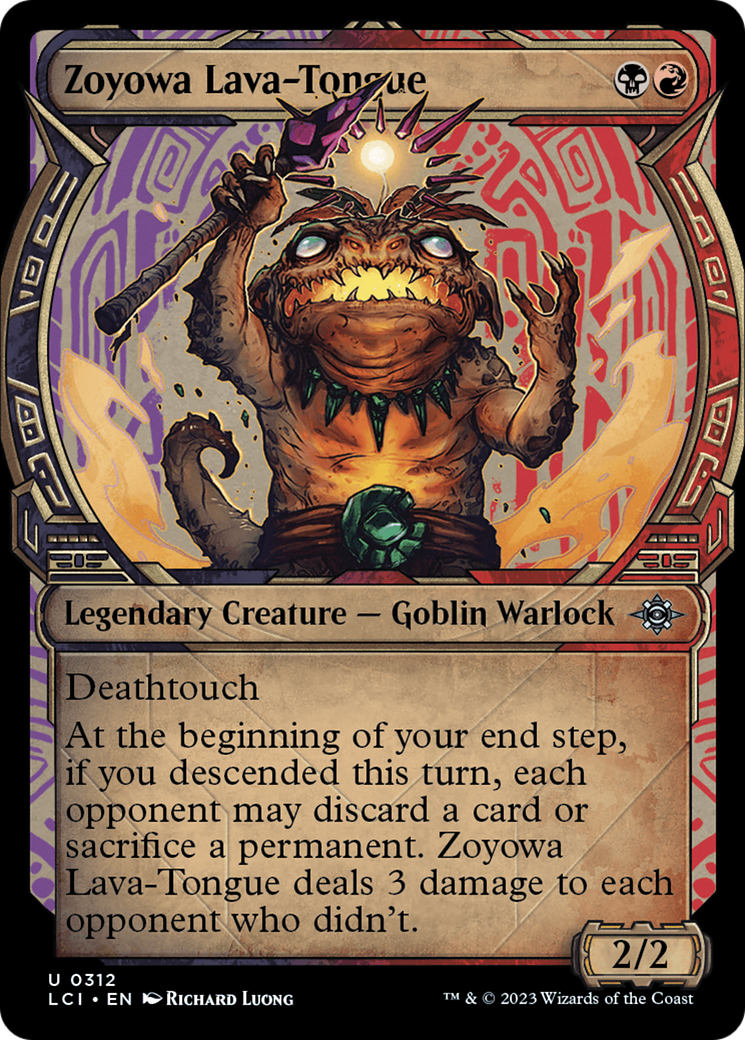 Langue de lave Zoyowa (Vitrine) [Les cavernes perdues d'Ixalan] 