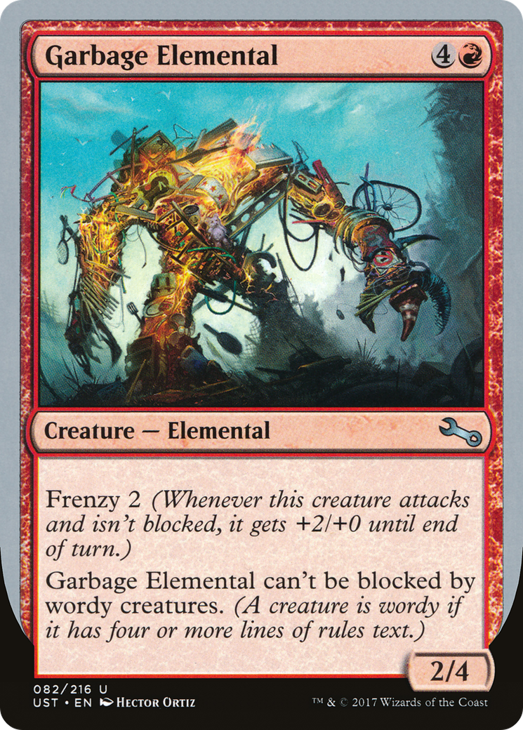 Garbage Elemental (A) (UST-082) - Unstable Foil