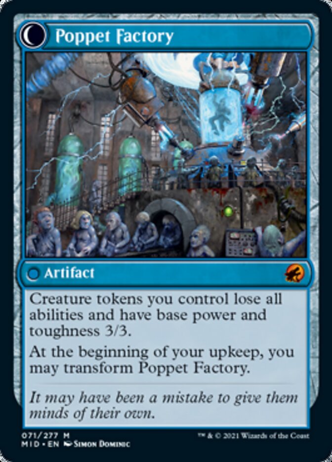 Poppet Stitcher (MID-071) - Innistrad: Midnight Hunt: (Double Faced Transform)