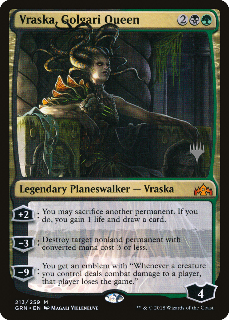 Vraska, reine Golgari (Pack promotionnel) [Promos des Guildes de Ravnica] 