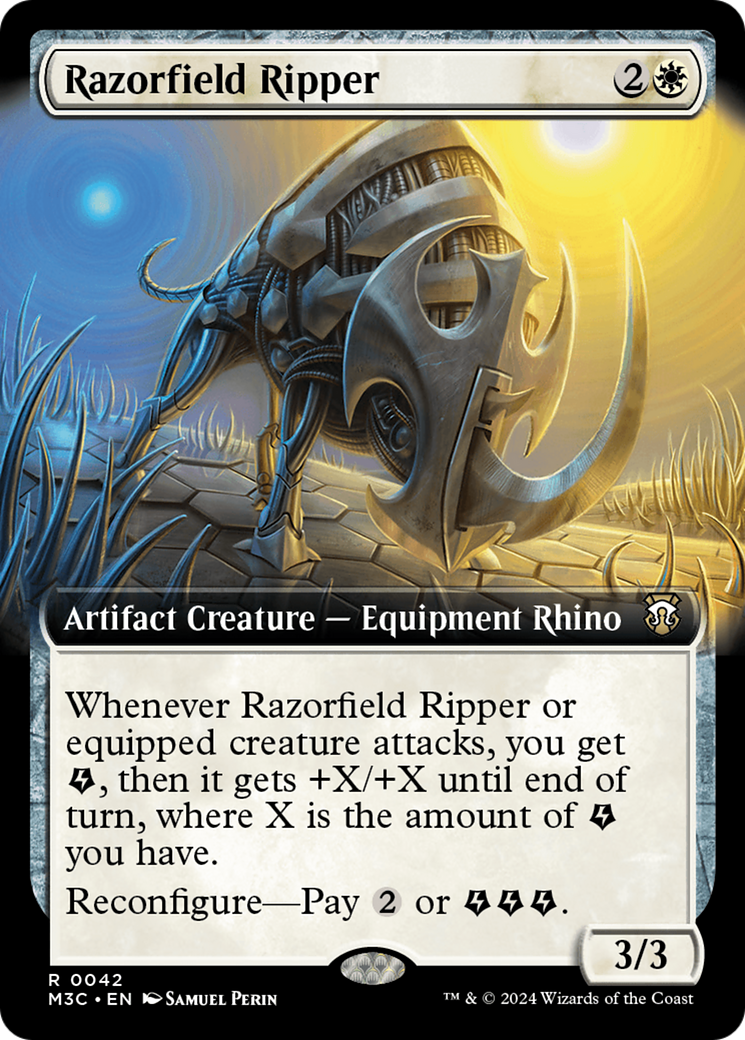 Razorfield Ripper (Extended Art) (M3C-042) - Modern Horizons 3 Commander: (Extended Art)