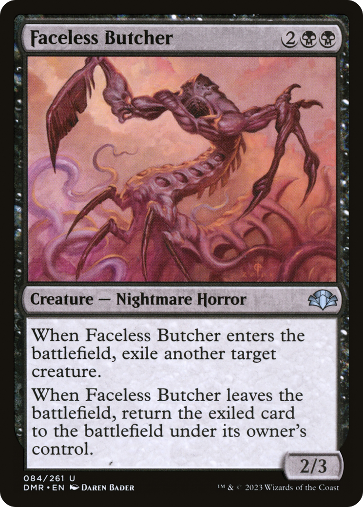 Boucher sans visage [Dominaria Remastered] 