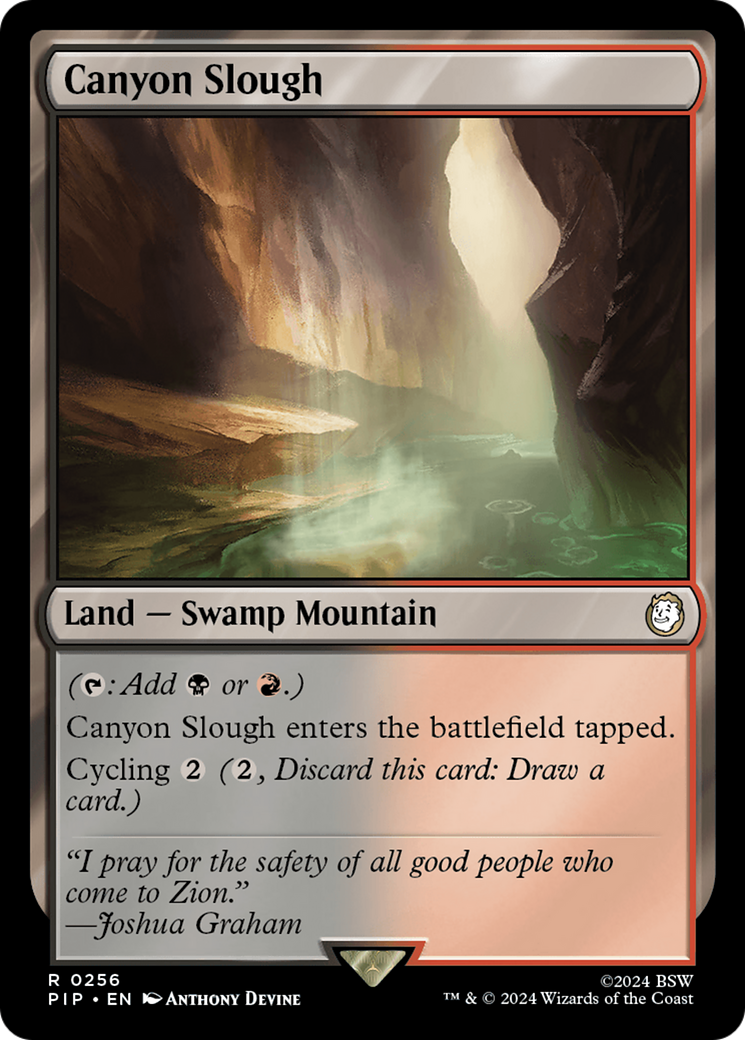 Canyon Slough [Retombées] 