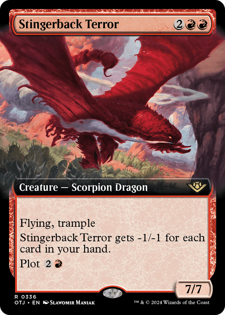 Stingerback Terror (Art étendu) [Hors-la-loi de Thunder Junction] 