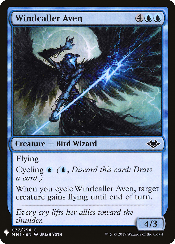 Windcaller Aven (LIST-MH1-77) - The List