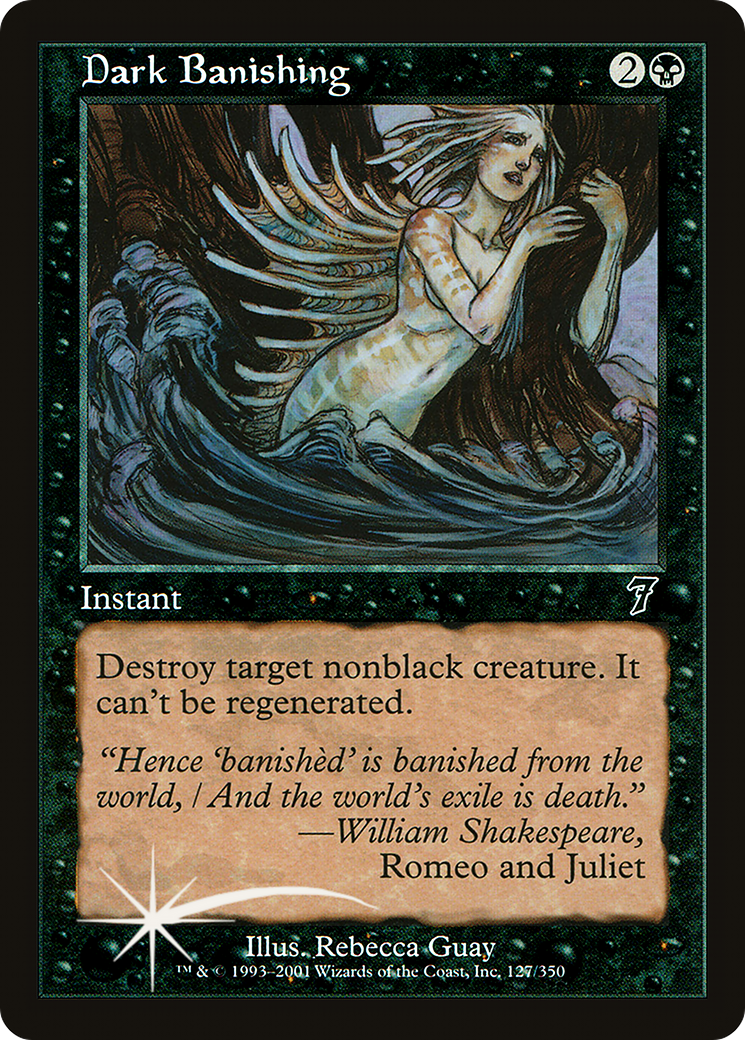 Dark Banishing (7ED-127) - 7th Edition Foil