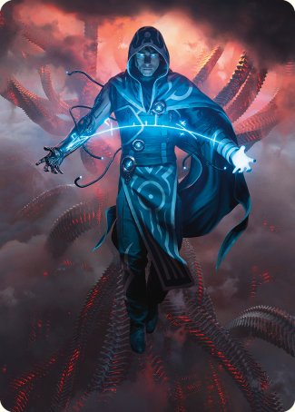 Jace, la carte artistique de l'esprit perfectionné [Phyrexia : All Will Be One Art Series] 