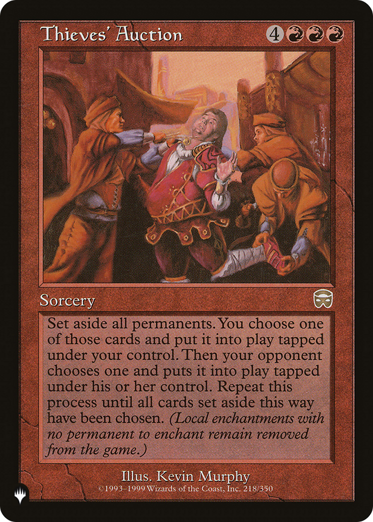 Thieves' Auction (LIST-MMQ-218) - The List