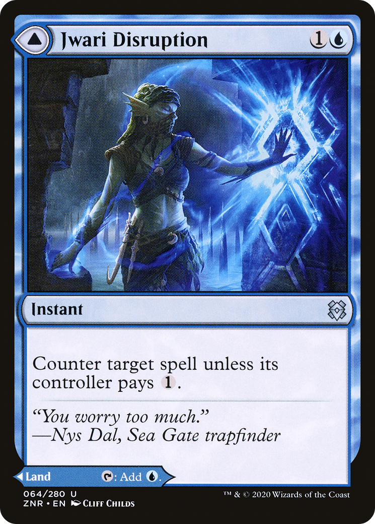 Perturbation de Jwari // Ruines de Jwari [Zendikar Rising] 