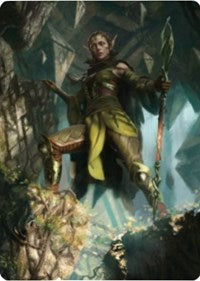 Carte d'art Nissa of Shadowed Boughs 1 [Zendikar Rising Art Series] 