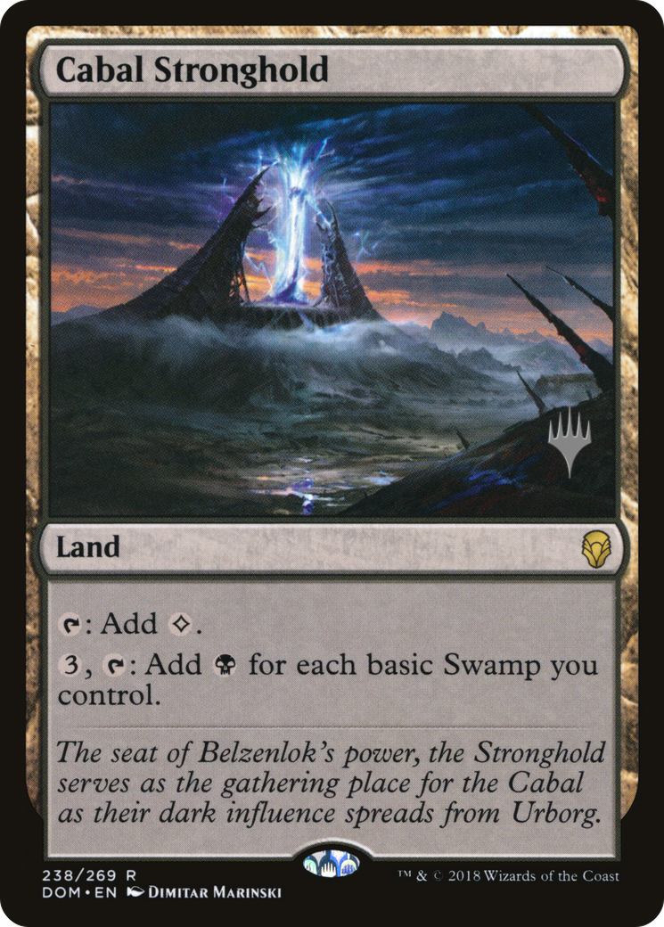 Bastion de la Cabale (Pack Promo) [Dominaria Promos] 