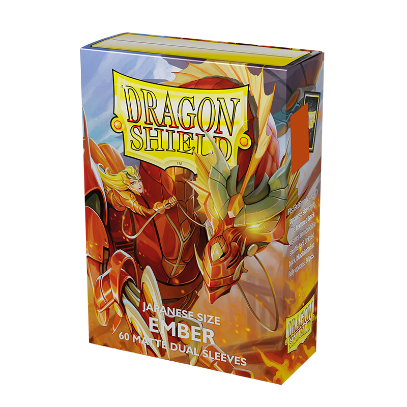 Dragon Shield : Pochettes taille japonaise 60ct - Ember (Dual Matte) 