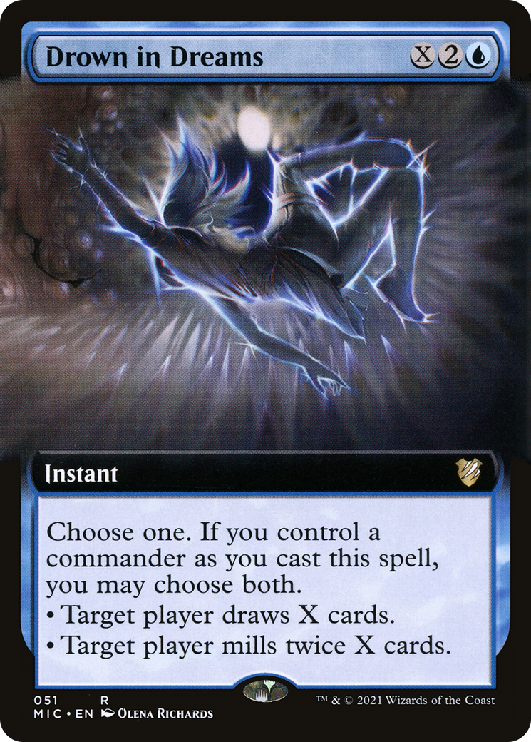 Noyade dans les rêves (art étendu) [Innistrad: Midnight Hunt Commander] 