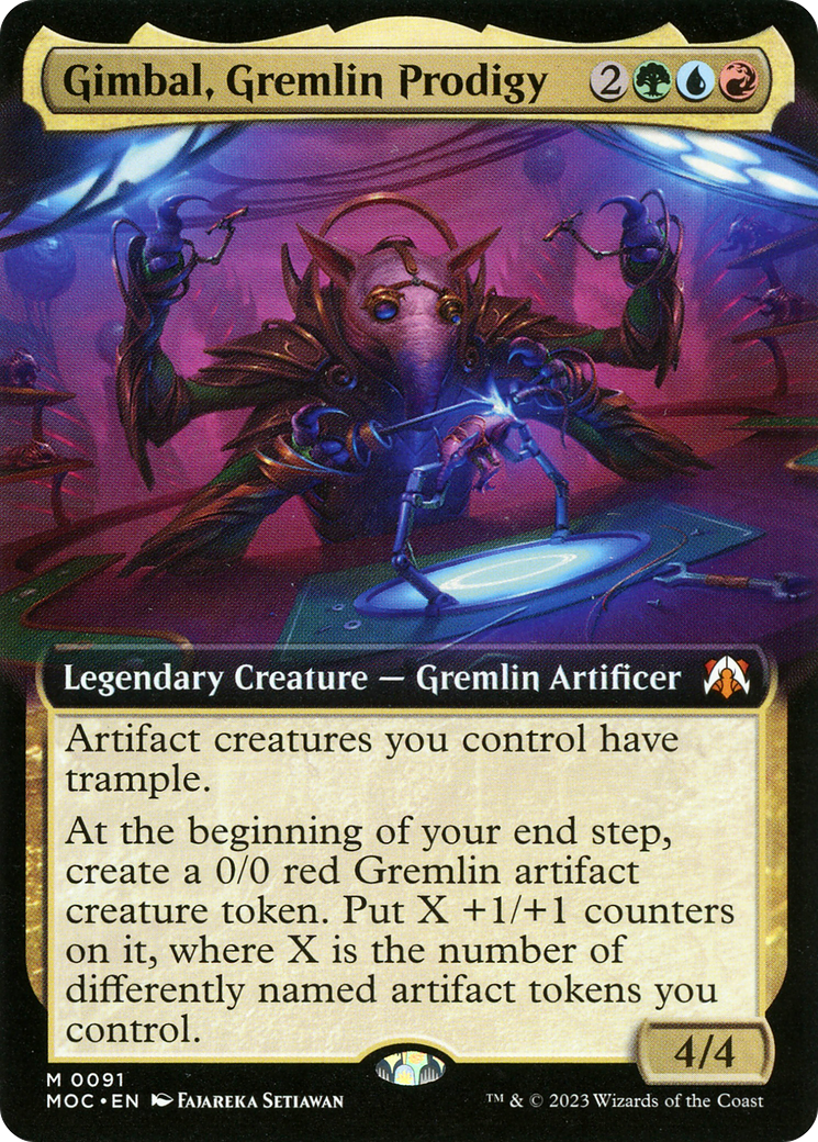 Gimbal, Gremlin Prodigy (Extended Art) [Marche du commandant de la machine] 
