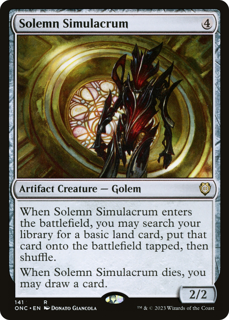Simulacre solennel [Phyrexia : Tous seront un seul commandant] 