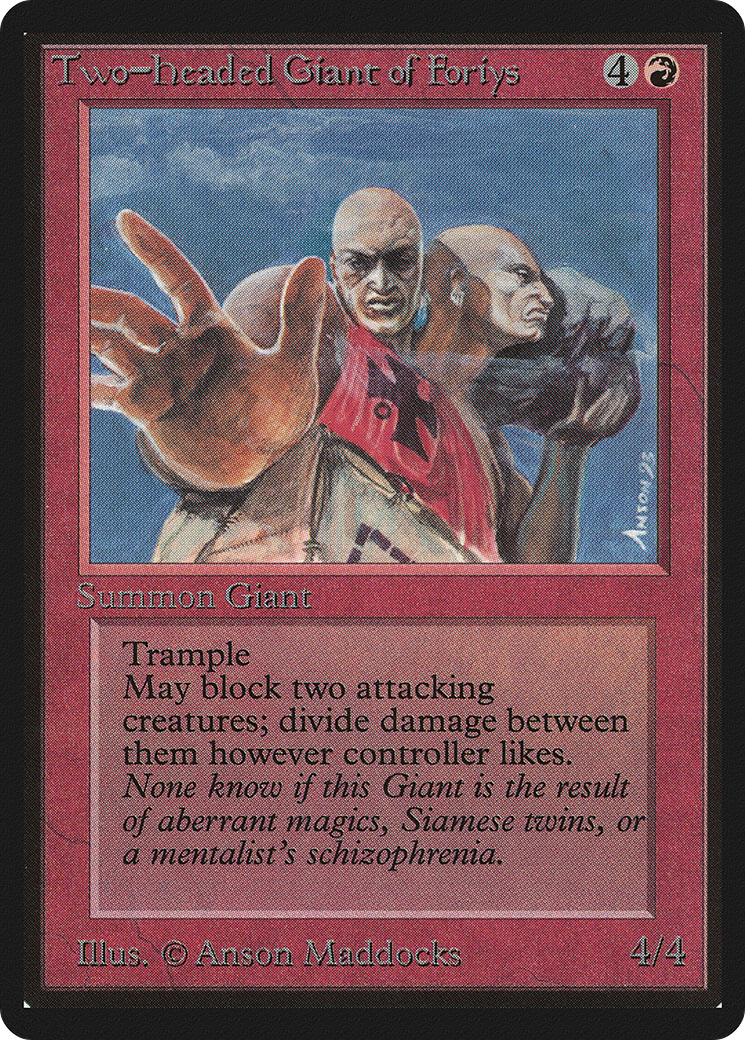 Two-Headed Giant of Foriys (LEB-) - Limited Edition Beta