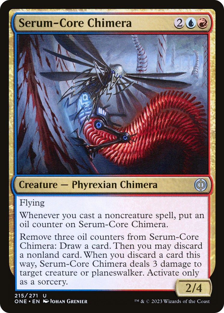 Chimère à noyau de sérum [Phyrexia : Tous seront un] 