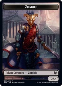Zombie // Jeton double face satyre [Theros Beyond Death Tokens] 