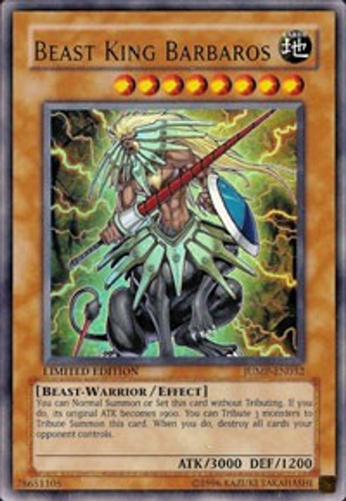 Roi des Bêtes Barbaros [JUMP-EN032] Ultra Rare 