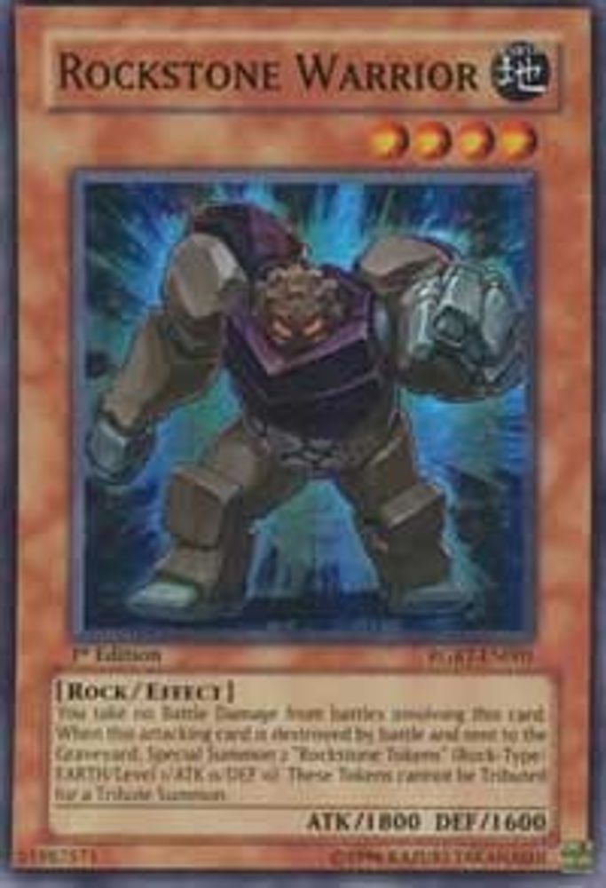 Rockstone Warrior (RGBT-EN001) - Super Rare