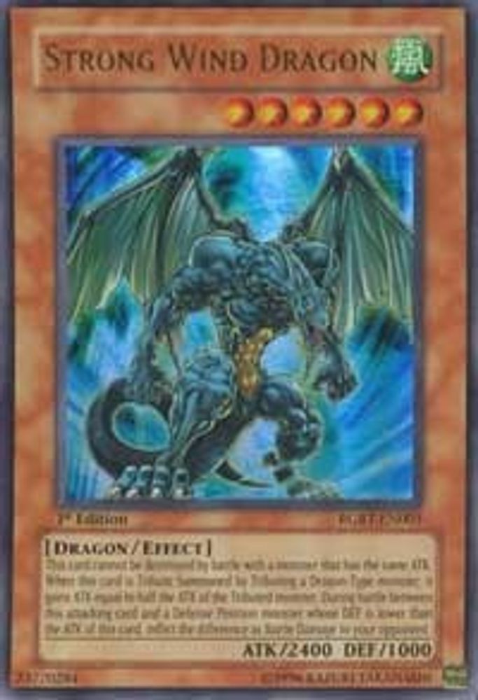 Strong Wind Dragon (RGBT-EN003) - Ultra Rare