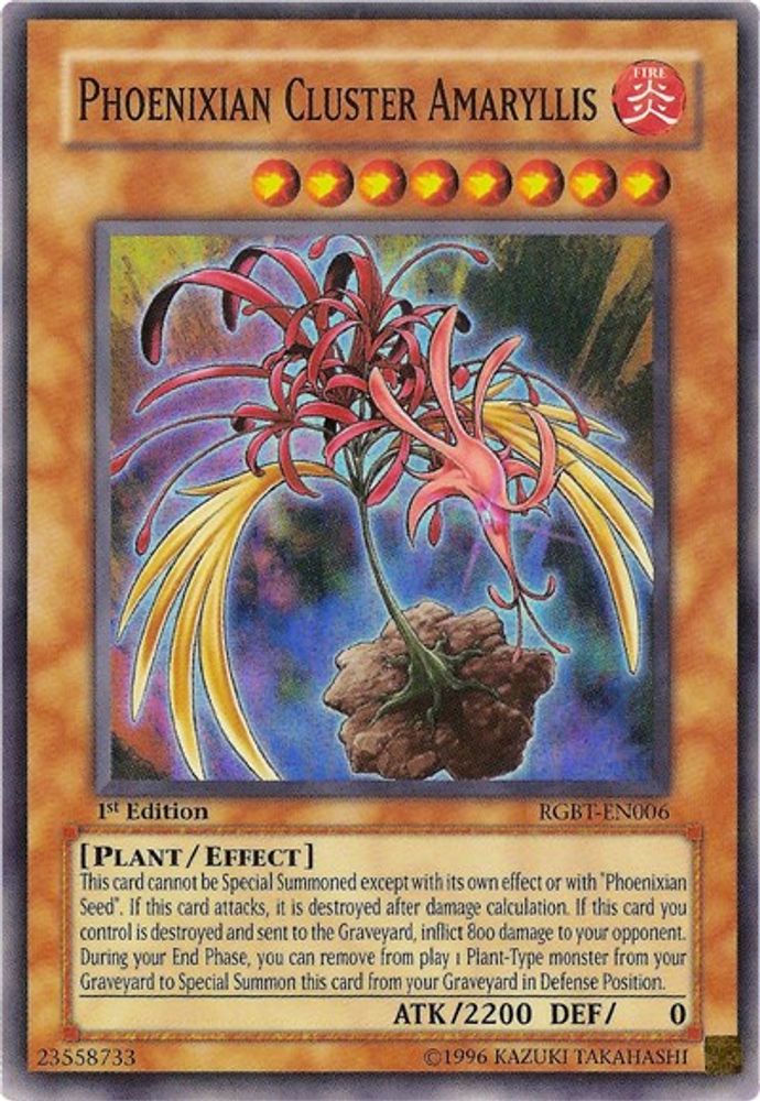 Phoenixian Cluster Amaryllis (RGBT-EN006) - Super Rare
