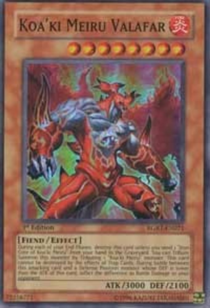 Koa'ki Meiru Valafar (RGBT-EN021) - Super Rare