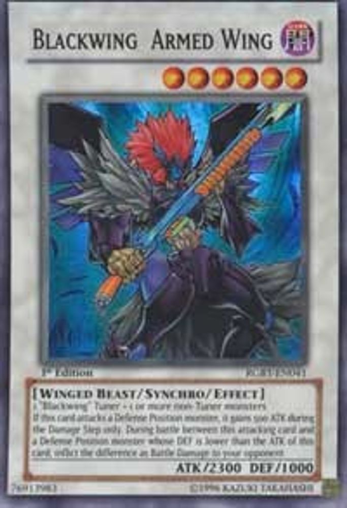 Blackwing Armed Wing (RGBT-EN041) - Super Rare