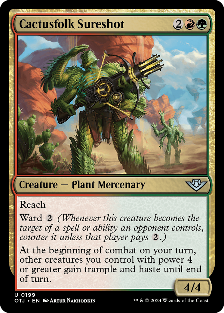 Cactusfolk Sureshot [Hors la loi de Thunder Junction] 