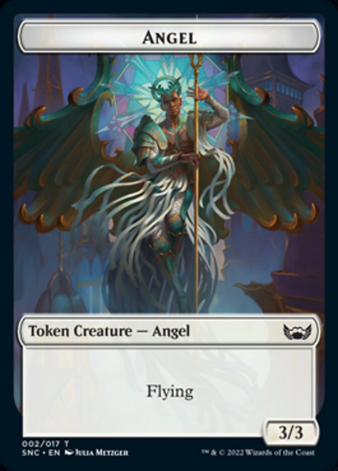 Ogre Warrior // Jeton double face Angel [Streets of New Capenna Tokens] 