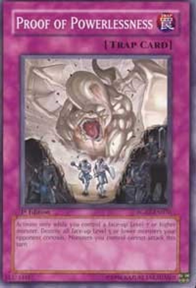 Proof of Powerlessness (RGBT-EN076) - Common
