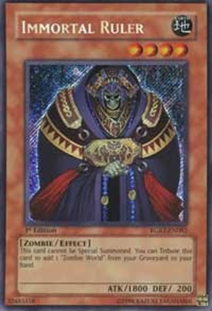 Immortal Ruler (RGBT-EN082) - Secret Rare