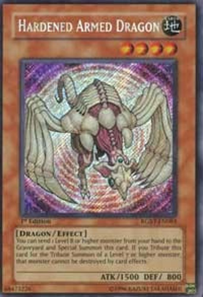 Hardened Armed Dragon (RGBT-EN083) - Secret Rare