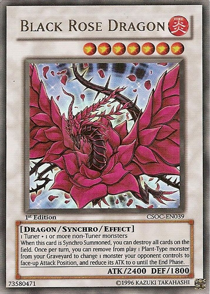 Black Rose Dragon (CSOC-EN039) - Ultra Rare