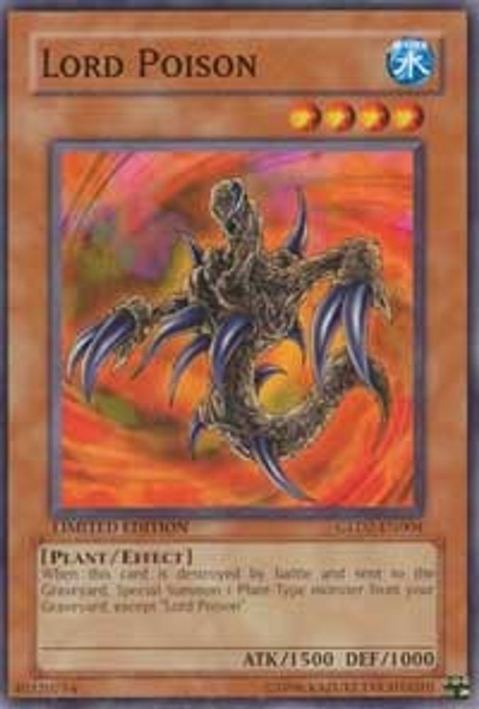 Seigneur Poison [GLD2-EN004] Commun 