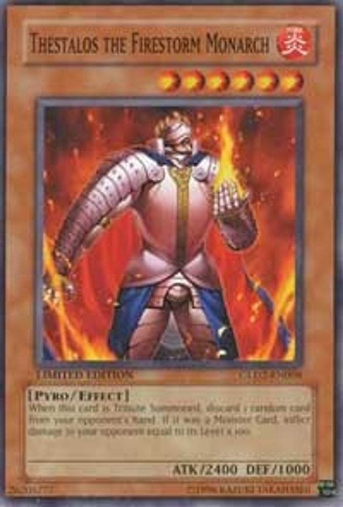 Thestalos the Firestorm Monarch (GLD2-EN008) - Common