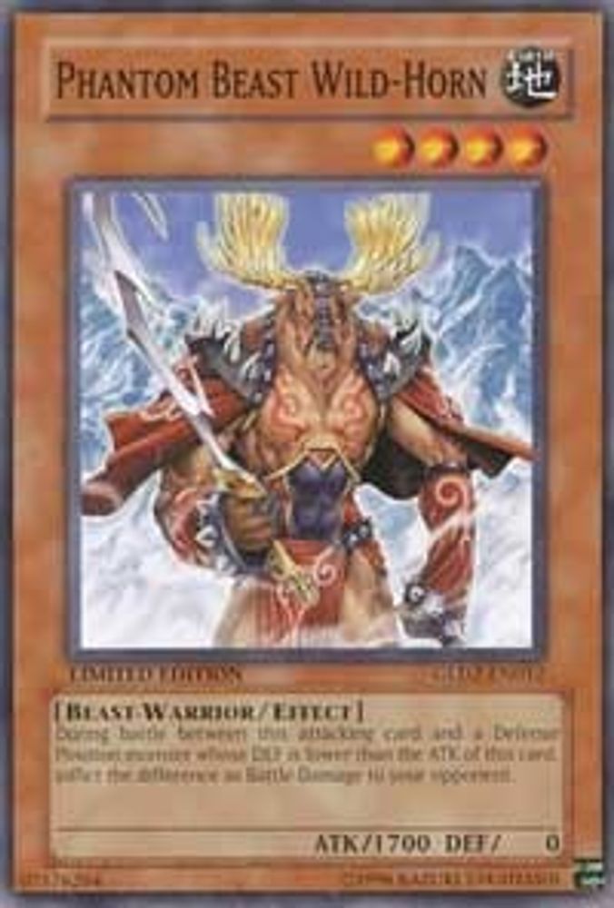 Bête fantôme Corne sauvage [GLD2-EN012] Commun 