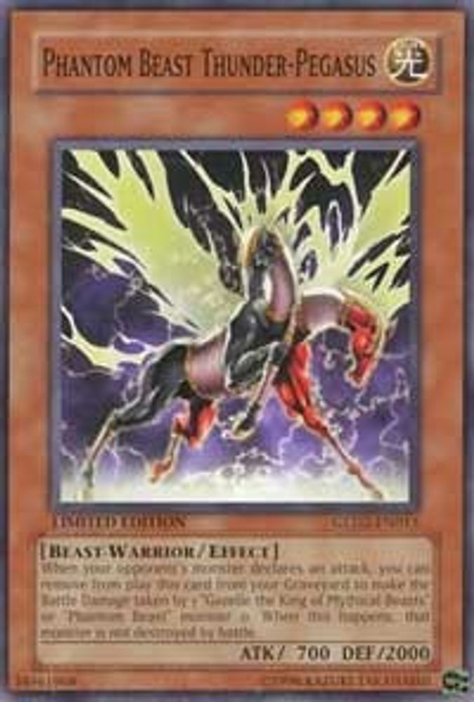 Phantom Beast Thunder-Pegasus (GLD2-EN013) - Common